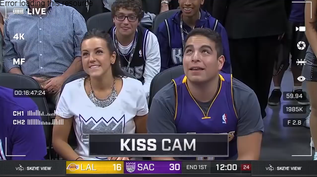 Kiss Cam Gone Wrong for Lakers Fan - Viral On The Web Now